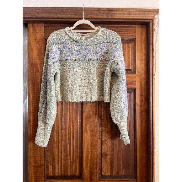 Free People Snowflake pullover medium - Picture 2 of 7